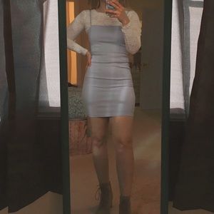 Lavender Woven Dress.